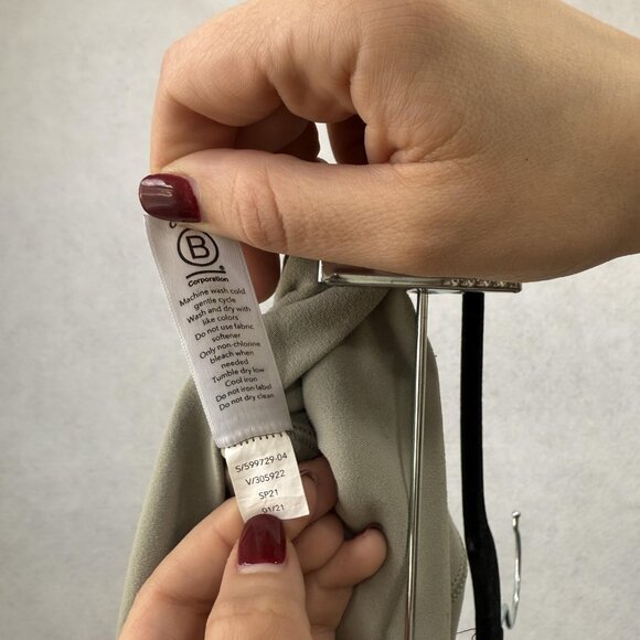 Athleta Pants Womens 1X Green Salutation Stash Pocket II Cinch 7/8 Leggings - Picture 5 of 13